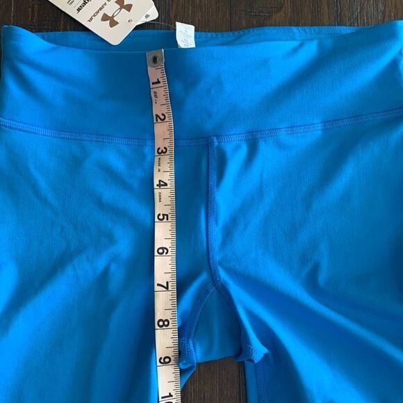 Under Armour UA blue/purple Compression Capri leggings Size S - Picture 5 of 9